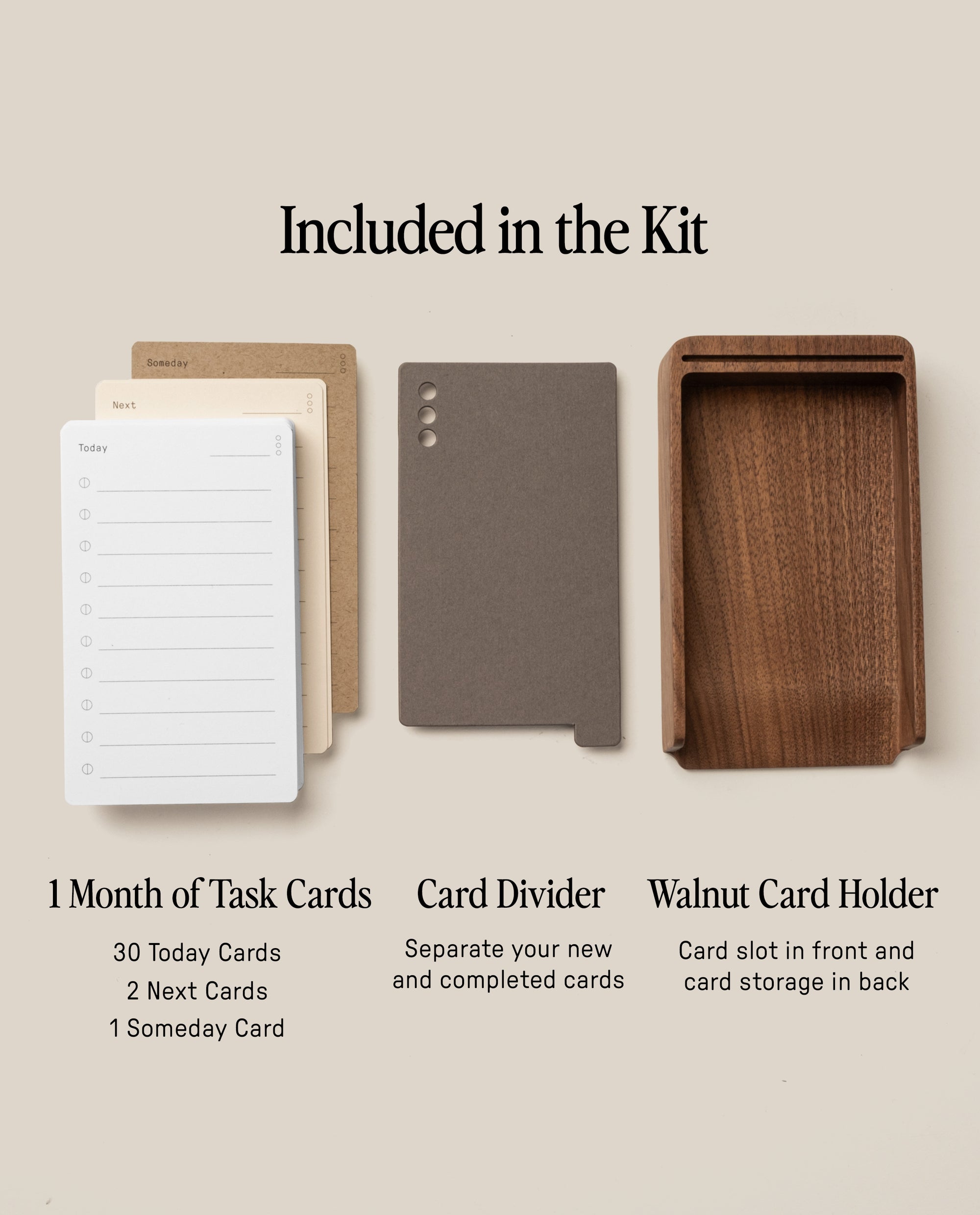 Analog Daily Focus Kit (Walnut)