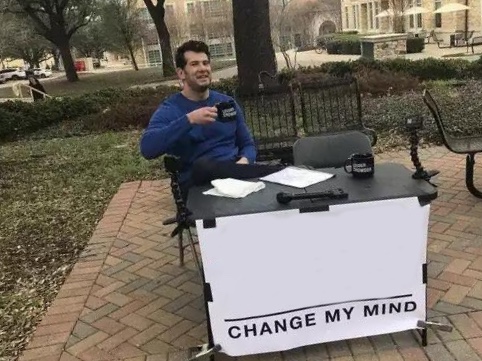 Change My Mind meme about Ugmonk
