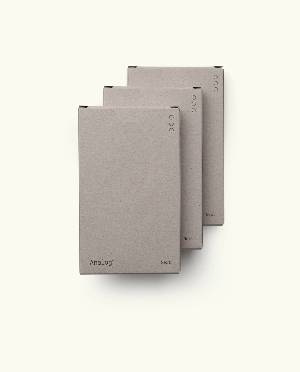 Analog - Next Cards (3-Pack) in kraft boxes